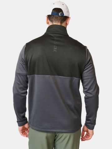 Backtee Zipneck Shield Thermo Midlayer dunkelgrau