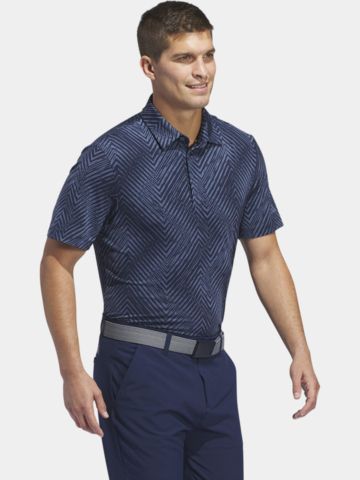 adidas Ultimate365 Allover Print Halbarm Polo navy