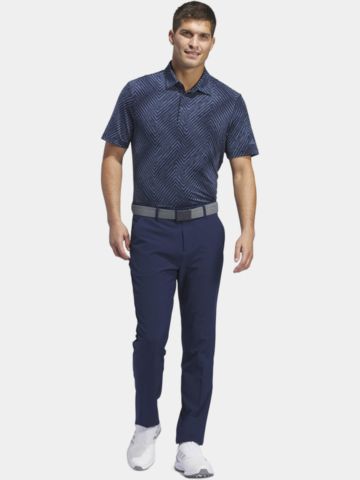 adidas Ultimate365 Allover Print Halbarm Polo navy