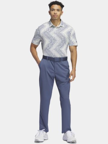 adidas Ultimate365 Allover Print Halbarm Polo hellgrün