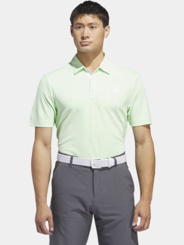 adidas Drive HTR Halbarm Polo hellgrün