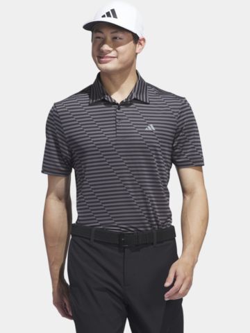 adidas Ultimate365 Mesh Print Halbarm Polo schwarz