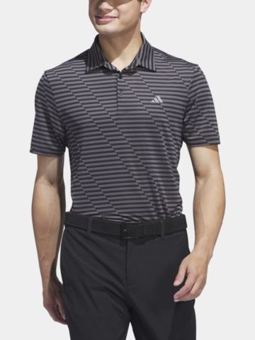 adidas Ultimate365 Mesh Print Halbarm Polo schwarz