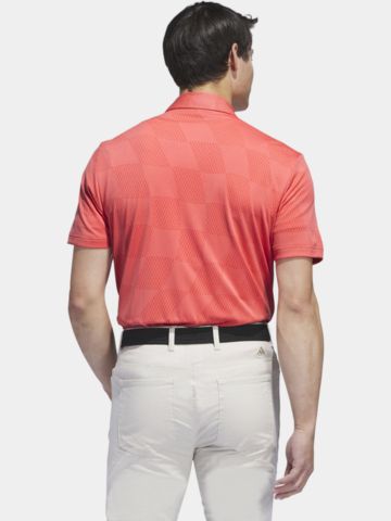 adidas Ultimate365 Textured Halbarm Polo rot