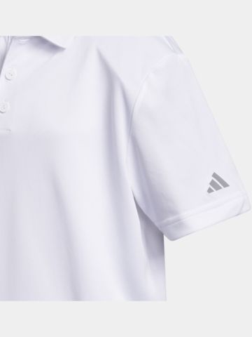 adidas  Boys Performance Halbarm Polo weiß