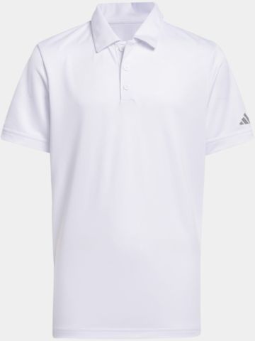 adidas Boys Performance Halbarm Polo weiß