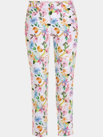 Alberto JANA-CR - WR Flowers 7/8 Hose mehrfarbig