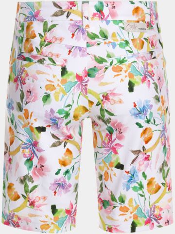 Alberto Audrey K - summer flowers Bermuda Hose mehrfarbig