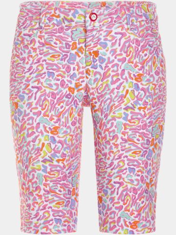 Alberto MONA-K - WR Fancy Leo Bermuda Hose mehrfarbig