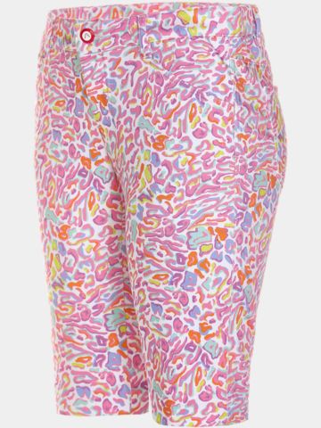 Alberto  MONA-K - WR Fancy Leo Bermuda Hose mehrfarbig