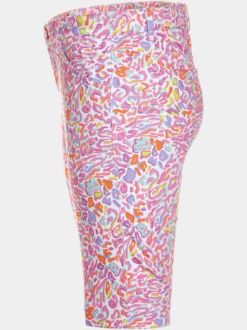 Alberto  MONA-K - WR Fancy Leo Bermuda Hose mehrfarbig