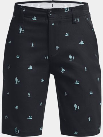 Under Armour Boys Golf Printed Short schwarz