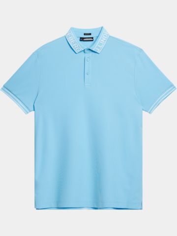 J.Lindeberg  Austin Regular Halbarm Polo hellblau