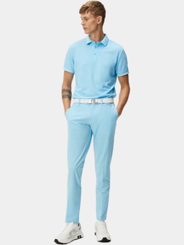 J.Lindeberg  Austin Regular Halbarm Polo hellblau