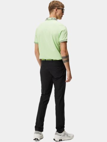 J.Lindeberg Austin Regular Halbarm Polo hellgrün