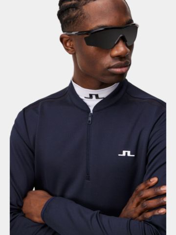 J.Lindeberg  Tech Bridge Stretch Midlayer navy
