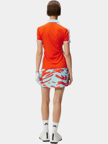 J.Lindeberg  Demi Halbarm Polo orange