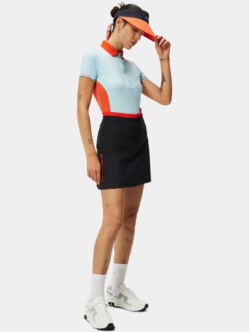 J.Lindeberg  Makena Halbarm Polo türkis