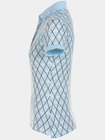 J.Lindeberg  Tour Tech Golf GH Halbarm Polo türkis