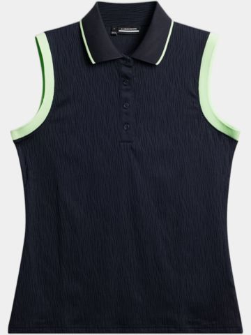 J.Lindeberg  Lila Sleeveless Top ohne Arm Polo navy