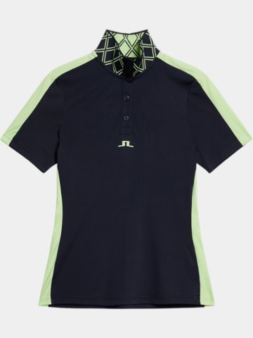 J.Lindeberg Pip Halbarm Polo navy