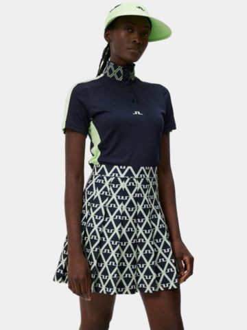 J.Lindeberg Pip Halbarm Polo navy