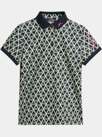 J.Lindeberg Polo Tour Tech s potiskem a krátkým rukávem vícebarevné