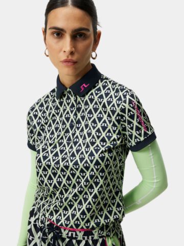 J.Lindeberg Tour Tech Print Halbarm Polo mehrfarbig