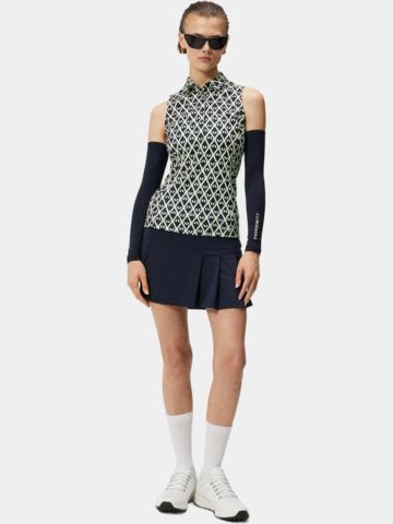 J.Lindeberg  Dena Print Sleeveless Top ohne Arm Polo mehrfarbig