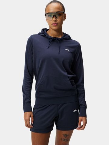 J.Lindeberg Vice Hood Stretch Midlayer navy