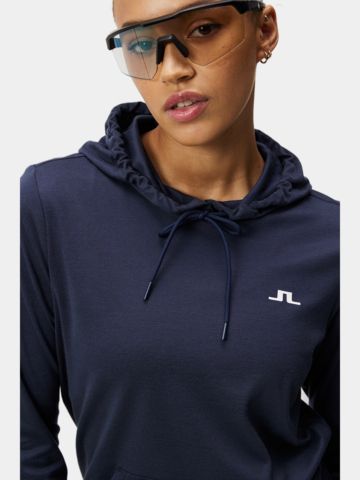 J.Lindeberg  Vice Hood Stretch Midlayer navy