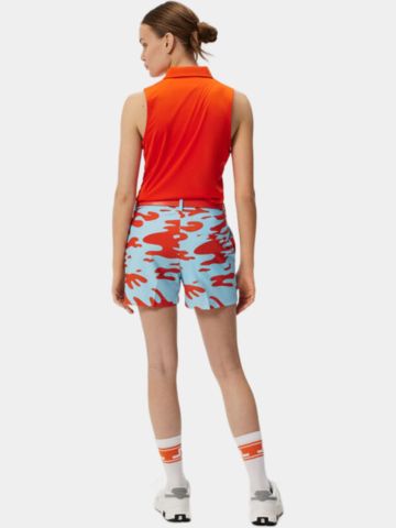 J.Lindeberg Dena Sleeveless Top ohne Arm Polo orange