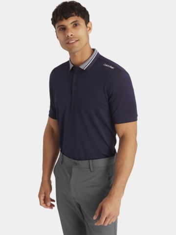 Calvin Klein PARRAMORE Halbarm Polo navy