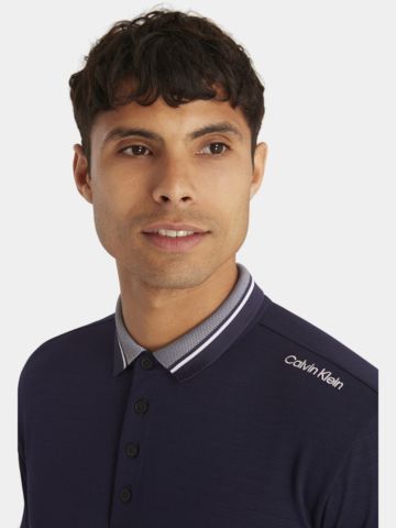 Calvin Klein PARRAMORE Halbarm Polo navy