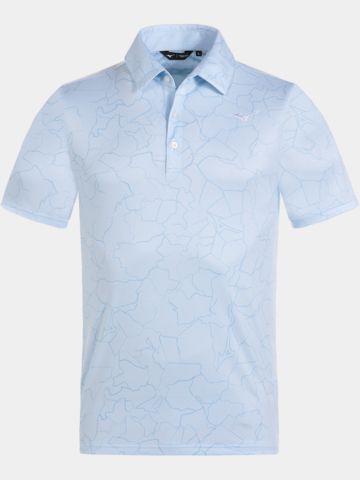 Mizuno Fragma Halbarm Polo türkis