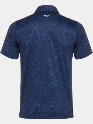 Mizuno Fragma Halbarm Polo navy