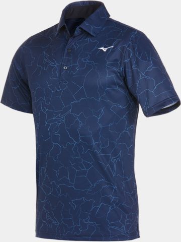 Mizuno Fragma Halbarm Polo navy