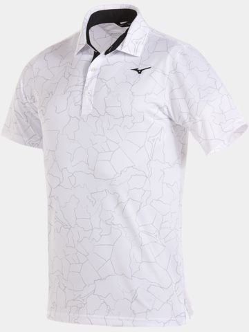 Mizuno Fragma Halbarm Polo weiß