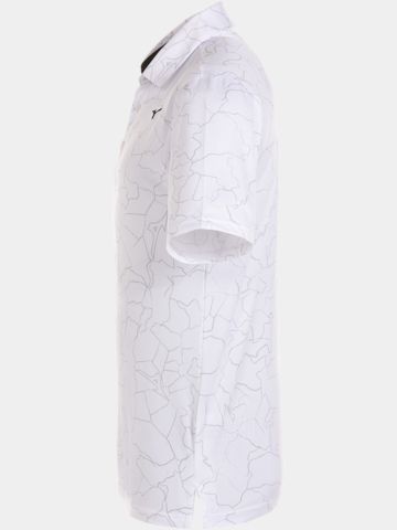 Mizuno Fragma Halbarm Polo weiß