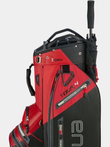 Big Max Aqua Tour 4 Cartbag schwarz-rot