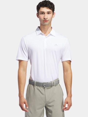 adidas Ultimate365 Solid Halbarm Polo weiß