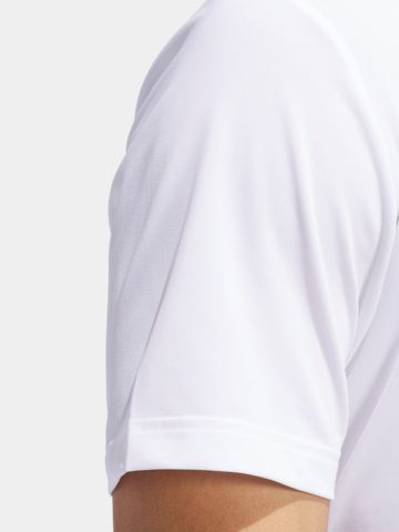 adidas Ultimate365 Solid Halbarm Polo weiß