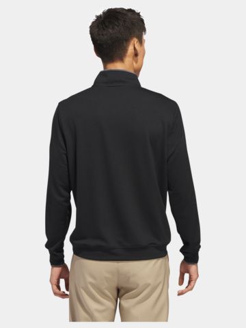 adidas Lightweight Half-Zip Top Stretch Midlayer schwarz