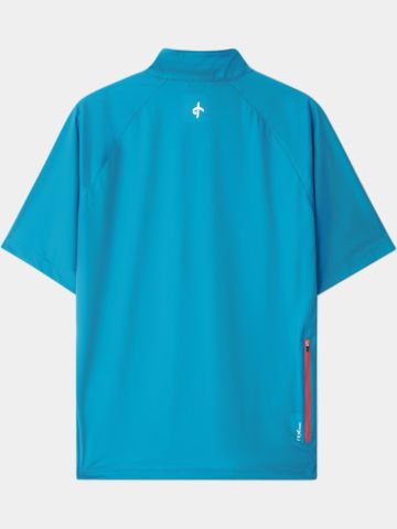 Cross STORM PULLOVER Halbarm Windshirt blau