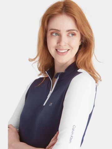 Calvin Klein BAILEY LANE Halbarm Polo navy