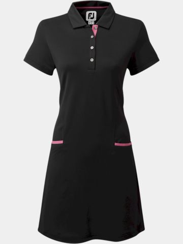 FootJoy FJ Golf Dress Halbarm Kleid schwarz