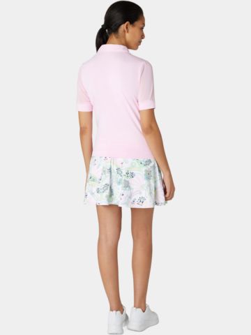 Penguin 1/2 Sleeve Mesh Blocked Halbarm Polo rosa