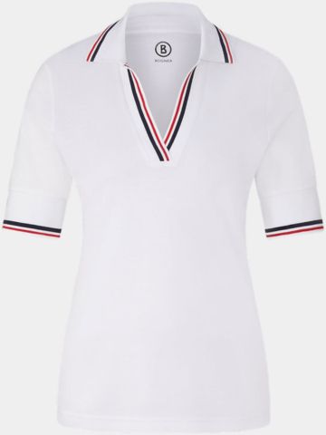 Bogner ELONIE-1 Halbarm Polo weiß