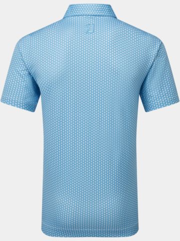 FootJoy Scallop Shell Halbarm Polo hellblau