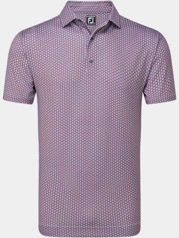 FootJoy Scallop Shell Halbarm Polo koralle